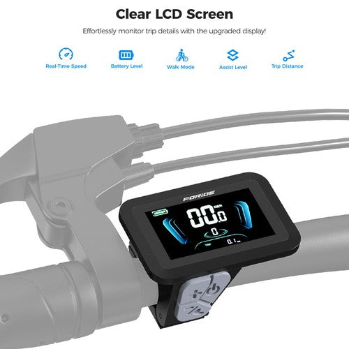 Foride Roamer 1 Step-over elektriskais velosipēds 250W, 36V 13Ah Foride Roamer 1 Step-over elektriskais velosipēds 250W, 36V 13Ah
